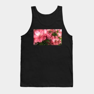 Pretty Pink Flowers Tank Top